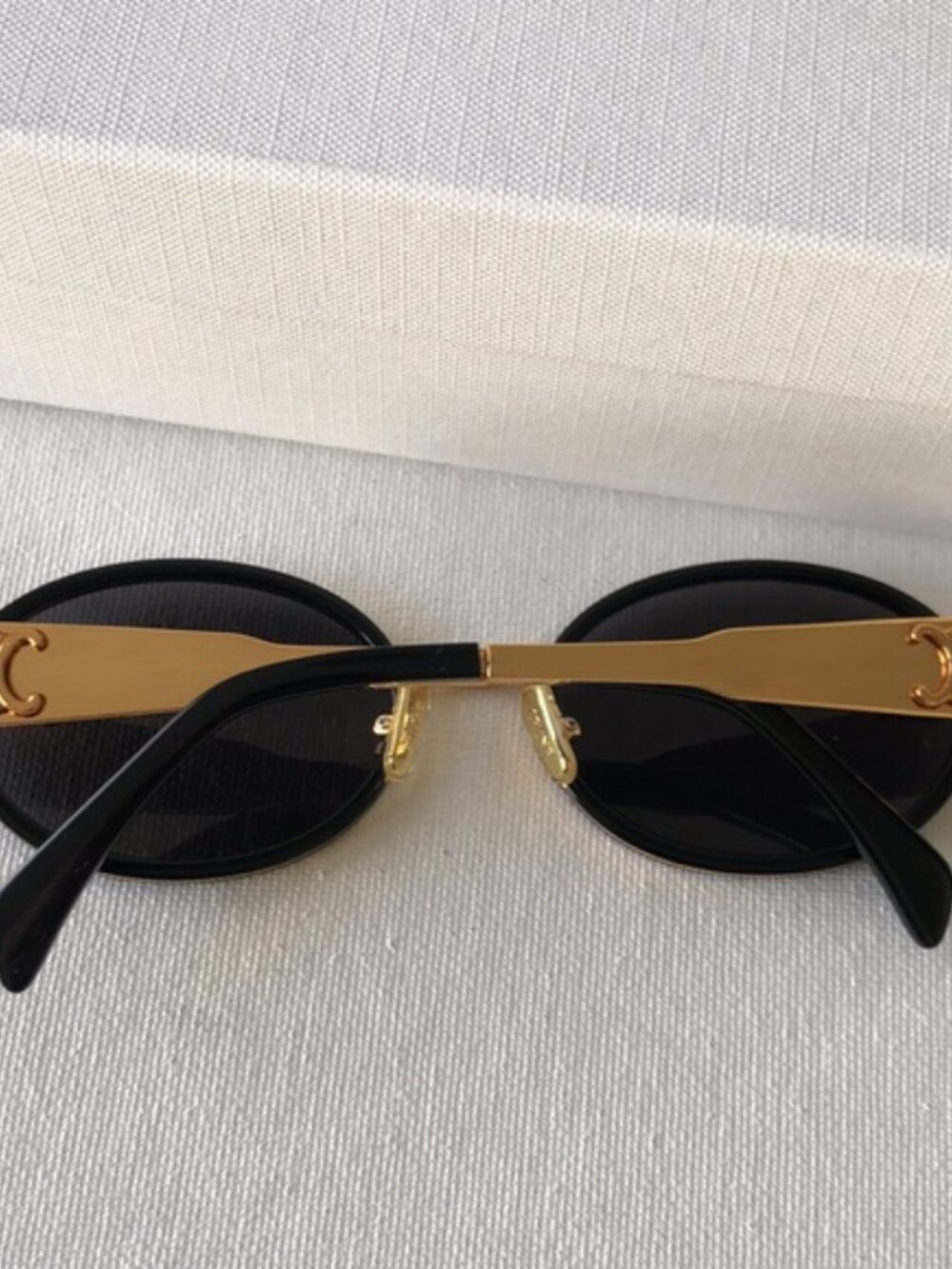 Celine Black and Gold Sunglasses MK - Picture 3 of 10